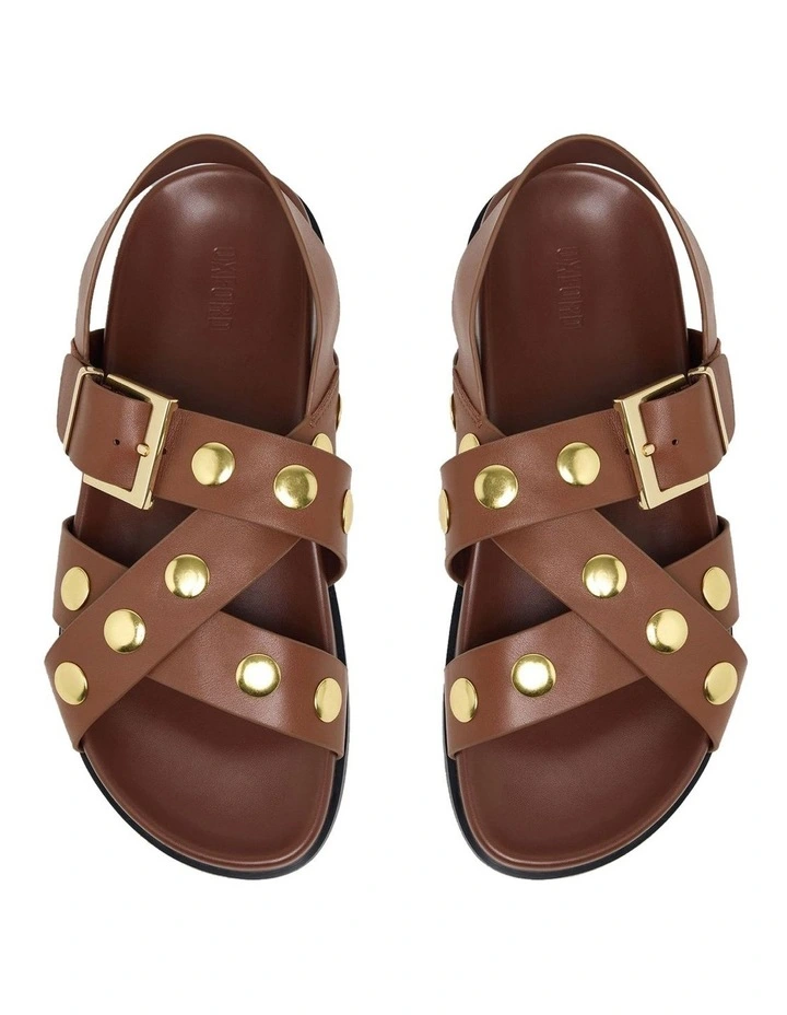 Capri Strappy Sandal in Toffee Tan image 5