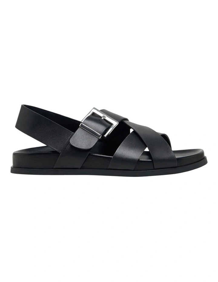 Capri Strappy Sandal in Black image 1