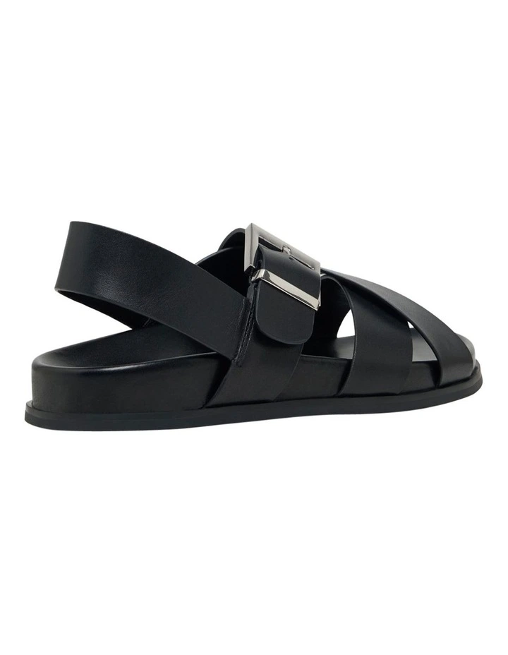 Capri Strappy Sandal in Black image 2