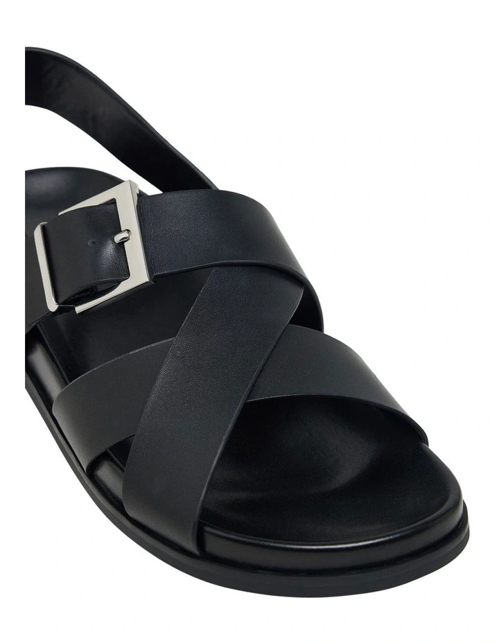 Capri Strappy Sandal in Black image 4