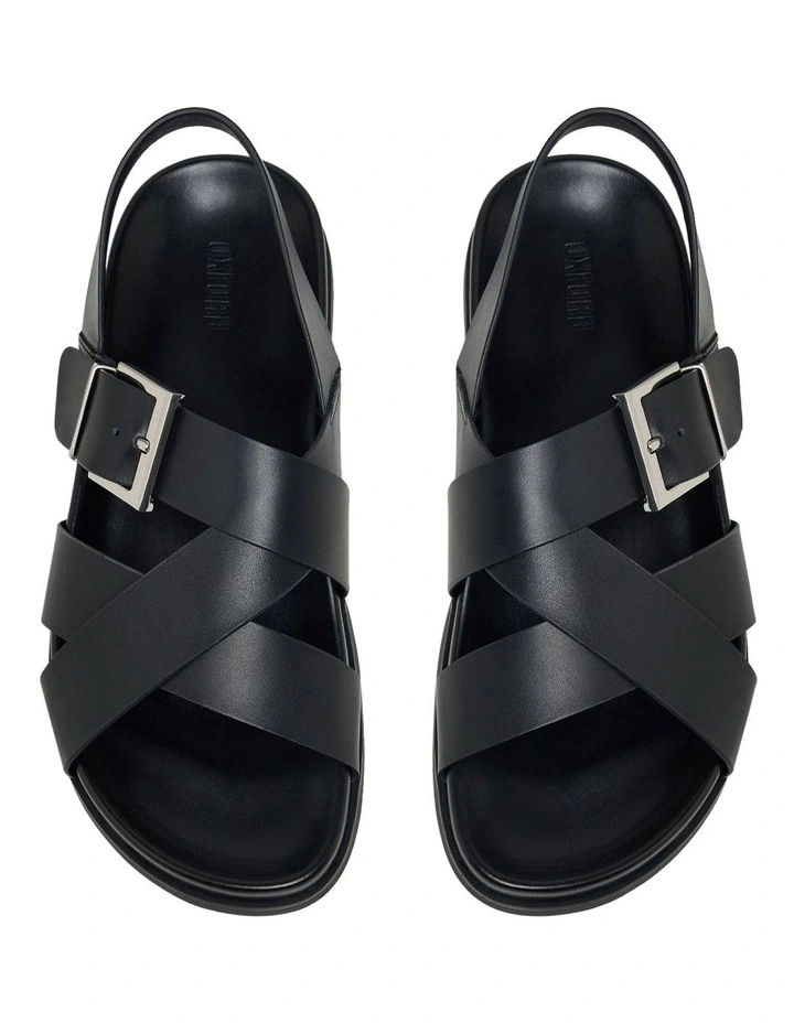 Capri Strappy Sandal in Black image 5