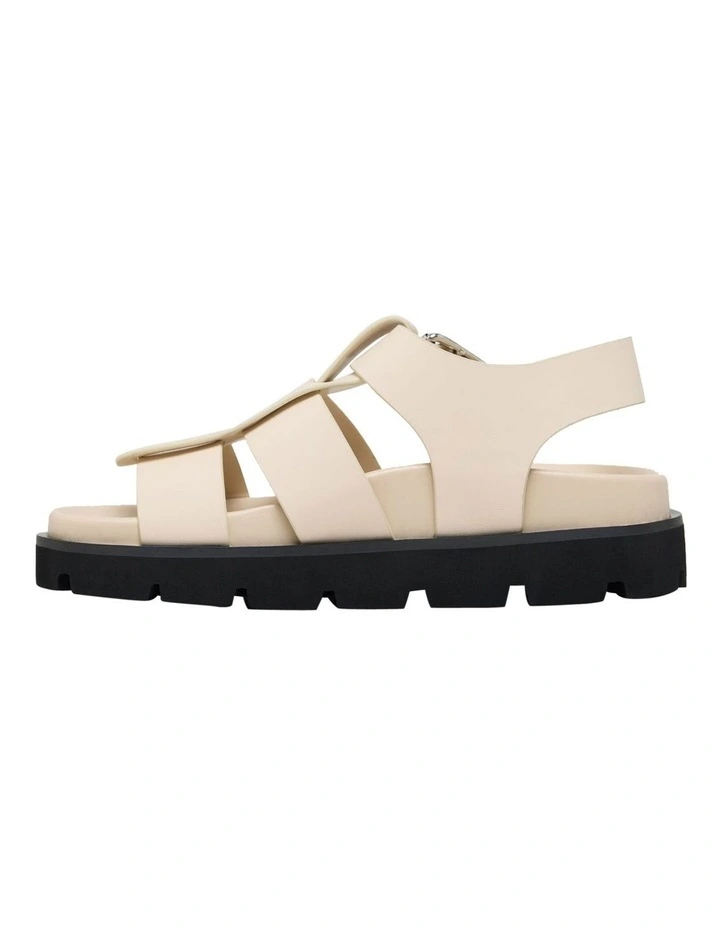Alayna Leather Sandal in Bone image 3