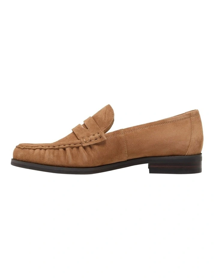 Valentina Suede Loafer in Sand image 3