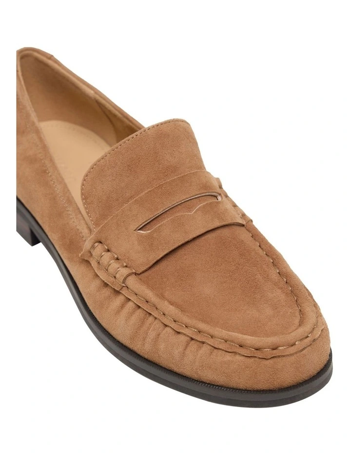 Valentina Suede Loafer in Sand image 4