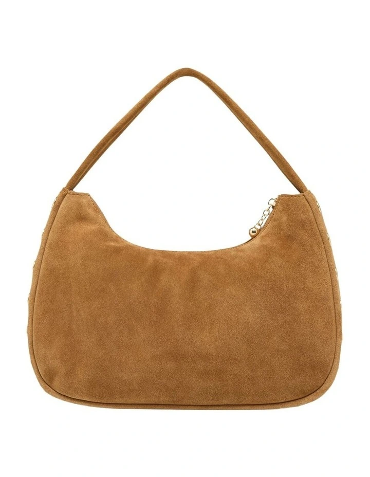 Large Nala Bag With Studs in Camel image 2