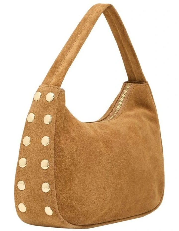 Large Nala Bag With Studs in Camel image 3