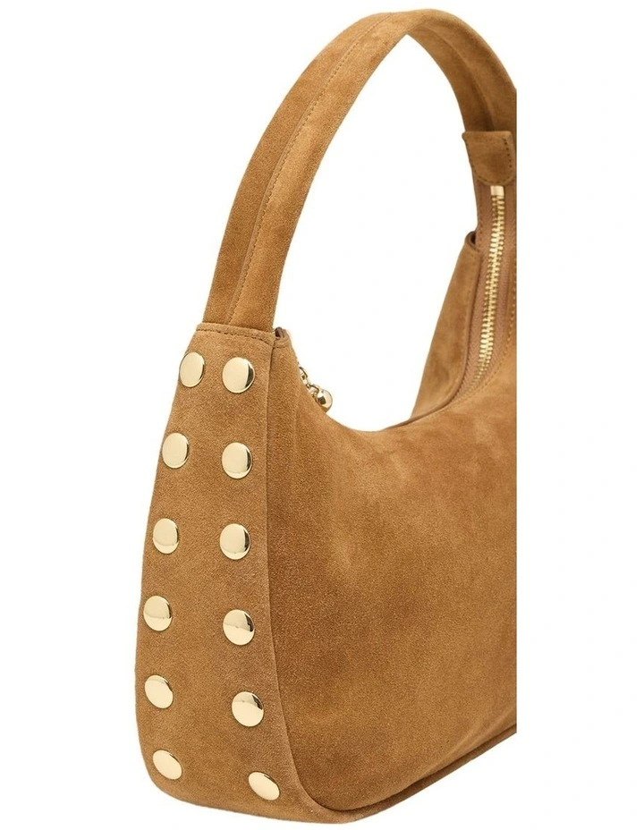 Large Nala Bag With Studs in Camel image 4