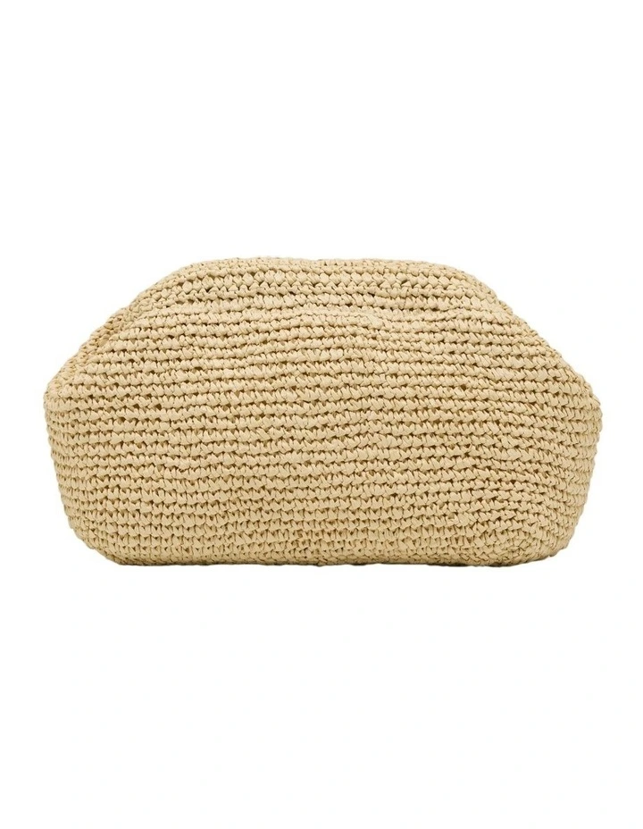 Hand Knotted Paper Clutch in White Oak image 1