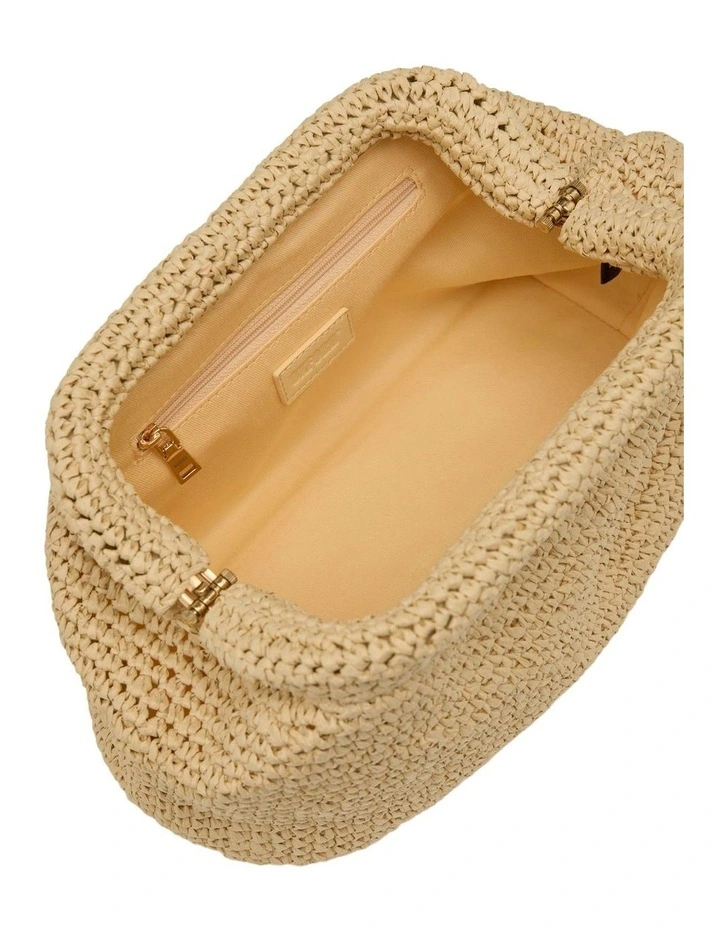 Hand Knotted Paper Clutch in White Oak image 4