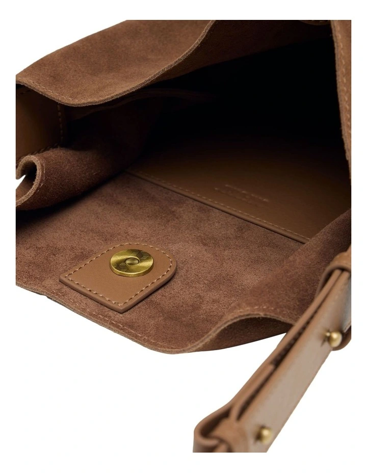 Simone Suede Hobo in Tobacco image 5