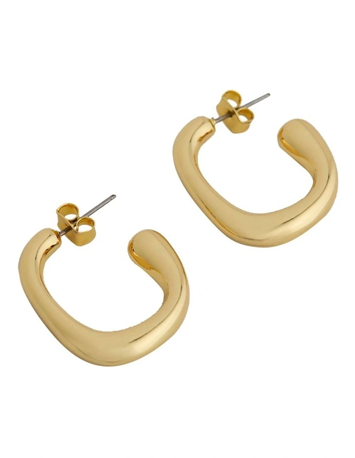 Sofia Earrings in Light Gold image 1