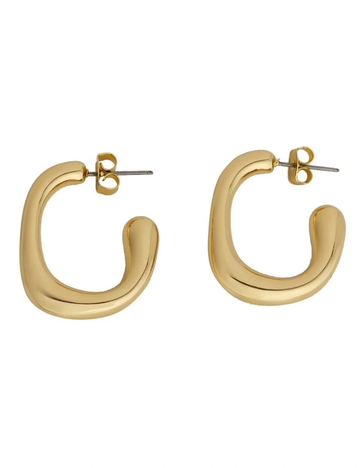 Sofia Earrings in Light Gold image 2