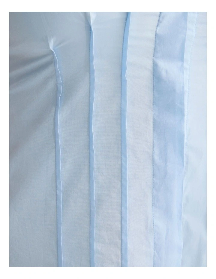 Sorrento Poplin Dress in Pale Cornflower image 6