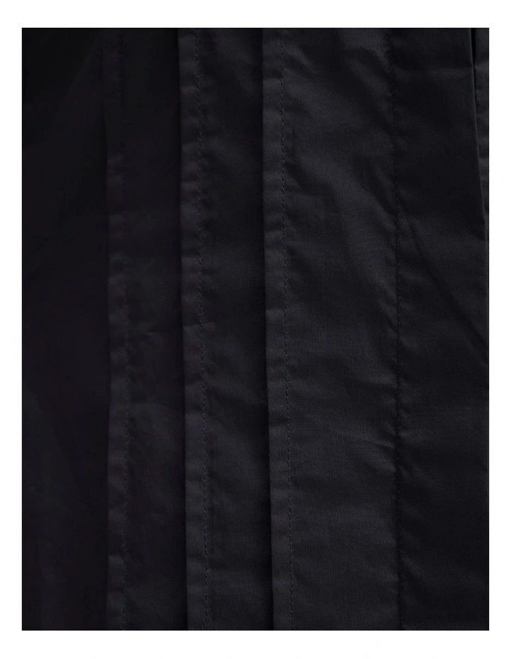 Sorrento Cotton Poplin Dress in Black image 6