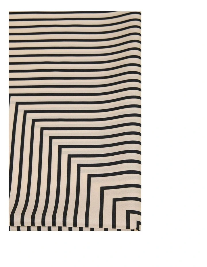 Ada Silk Scarf in Black image 2