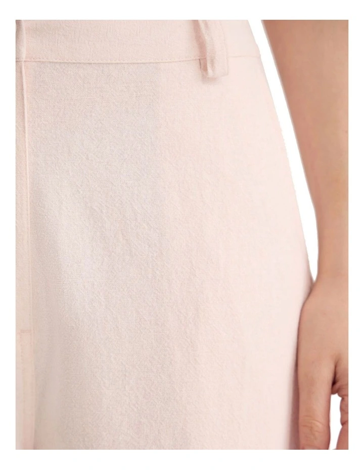 Etta Barrel Leg Pant in Pale Pink image 6