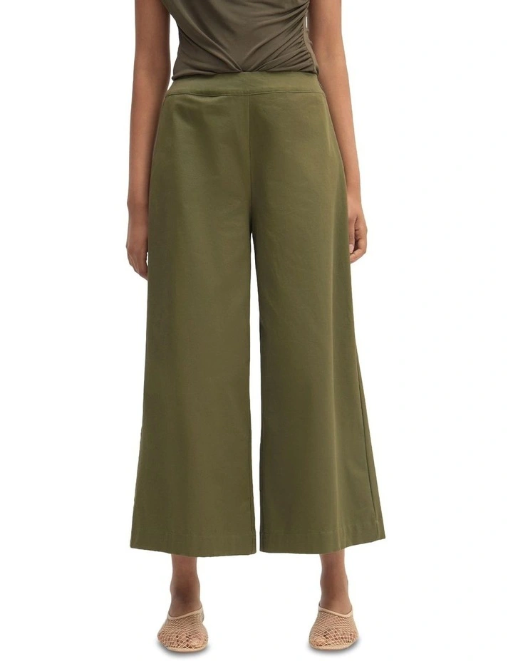 Billi Culotte in Olive image 1
