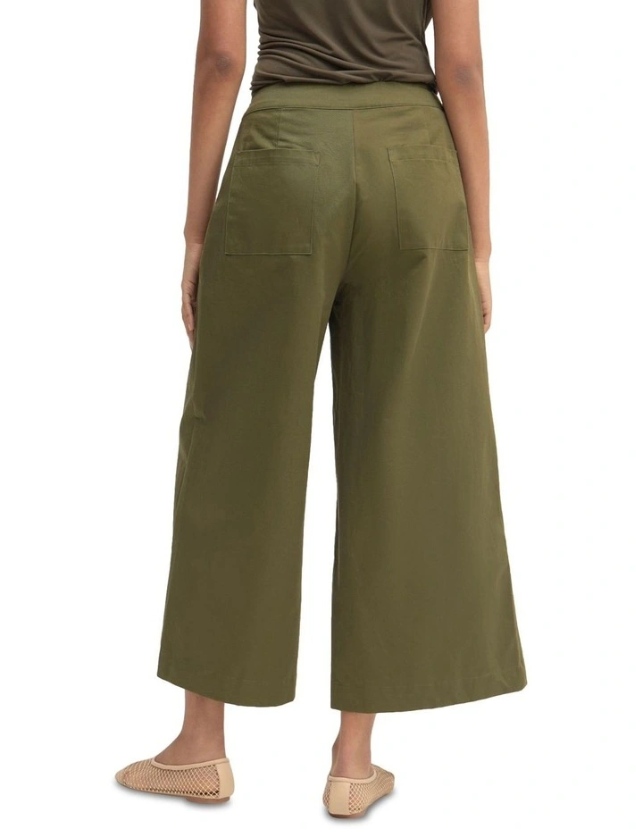 Billi Culotte in Olive image 2