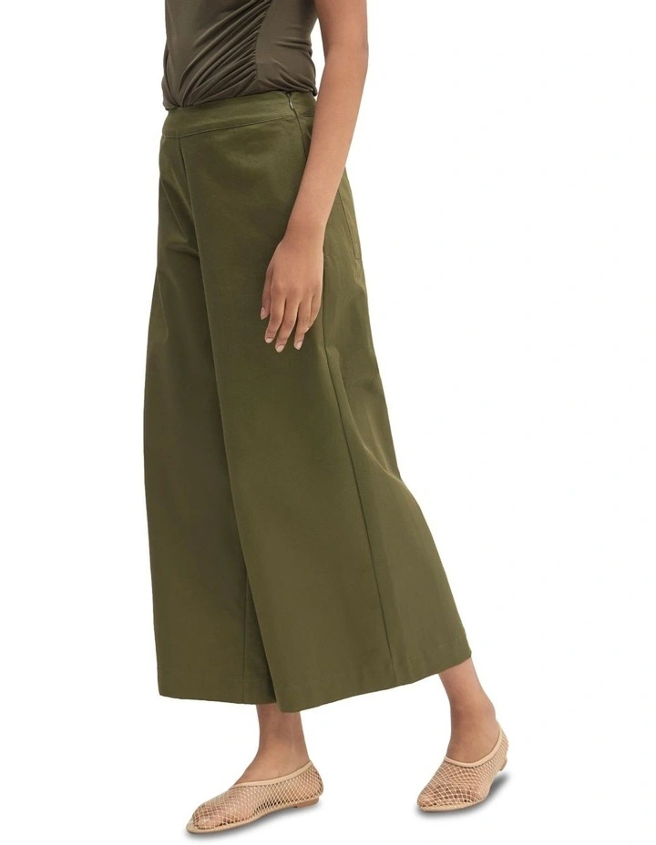 Billi Culotte in Olive image 3
