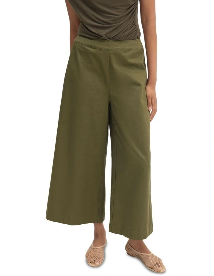 Billi Culotte in Olive image 4