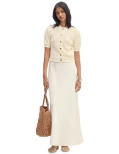 Eloise Cardigan Top in Ivory