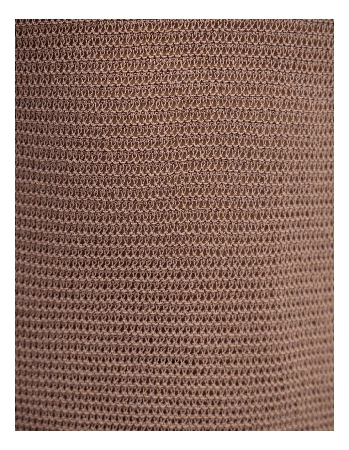 Romy Knitted Tank in Brown image 6