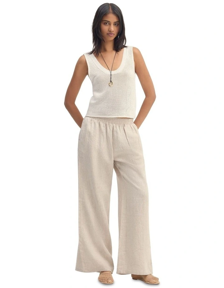 Romy Knitted Tank in White image 5