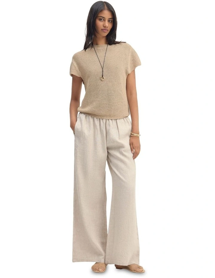 Lea Crew Neck Knit in Caramel image 5