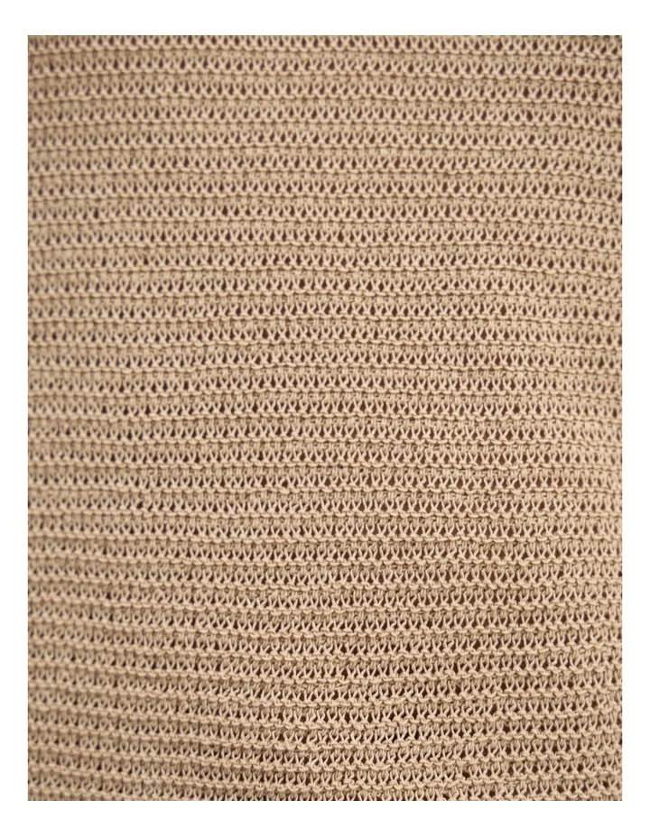 Lea Crew Neck Knit in Caramel image 6