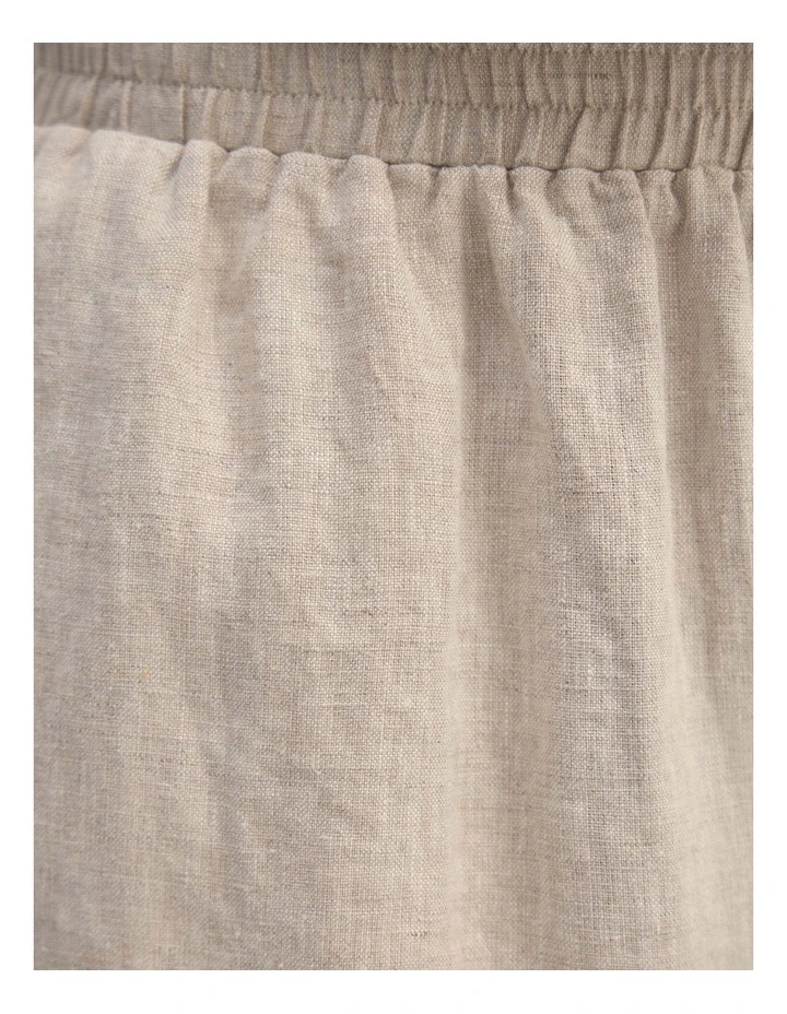 Chantel Linen Pant in Oat image 6