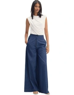 Astrid Jersey Top in White