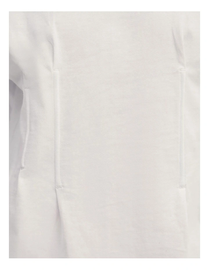 Lana Jersey Top in White image 6