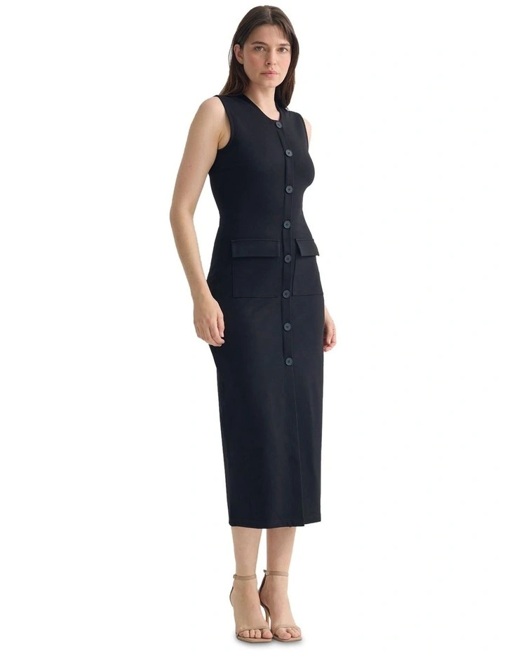 Lara Ponti Dress in Black image 5