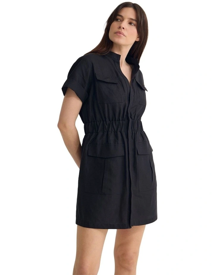 Kitty Mini Dress in Black image 5