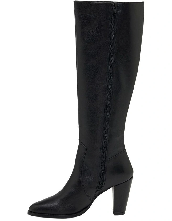 Harper Knee High Boot in Black image 2