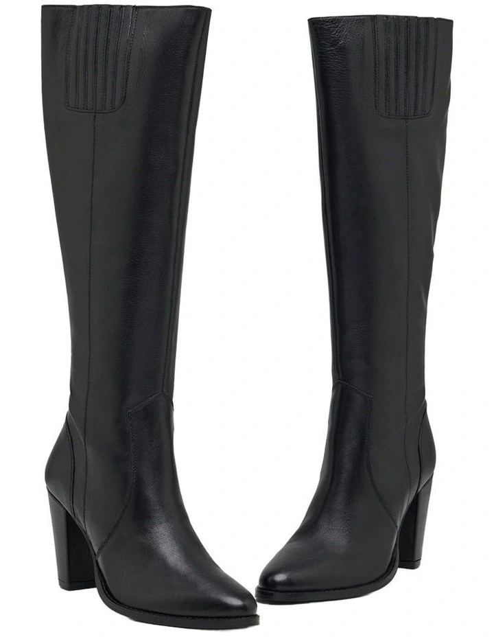 Harper Knee High Boot in Black image 6