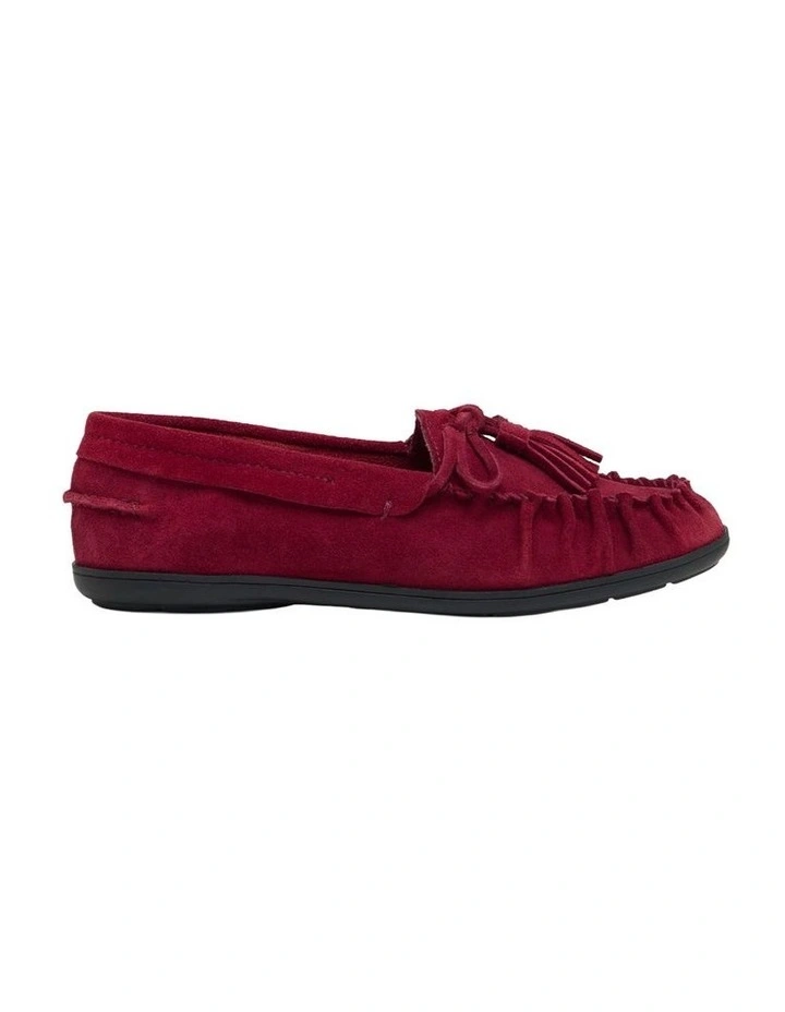 Miller Mocassin Loafer in Maroon image 1