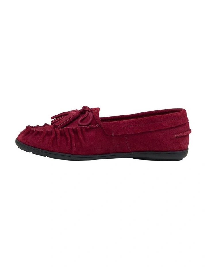 Miller Mocassin Loafer in Maroon image 2