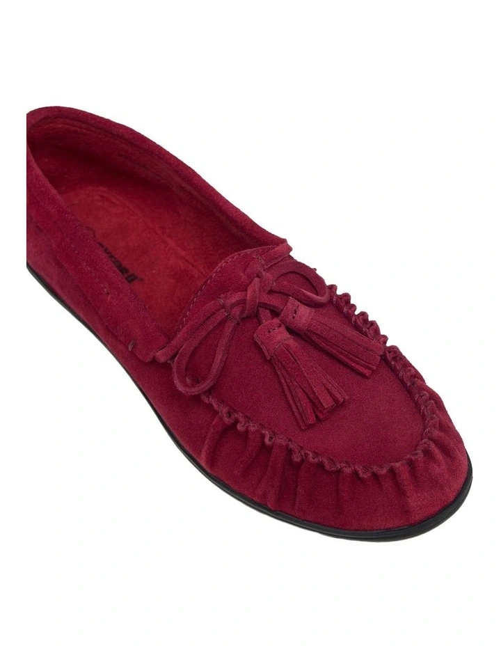 Miller Mocassin Loafer in Maroon image 4