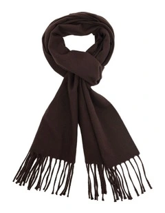 Kinsley Wool Scarf in Cocoa