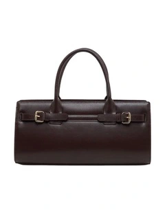 Mila East West Bag in Burgundy