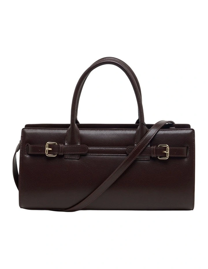 Mila East West Bag in Burgundy image 2