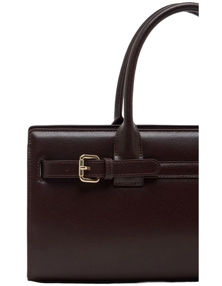 Mila East West Bag in Burgundy image 5