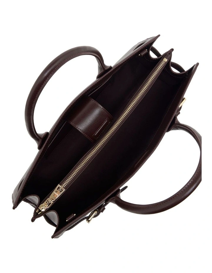 Mila East West Bag in Burgundy image 6