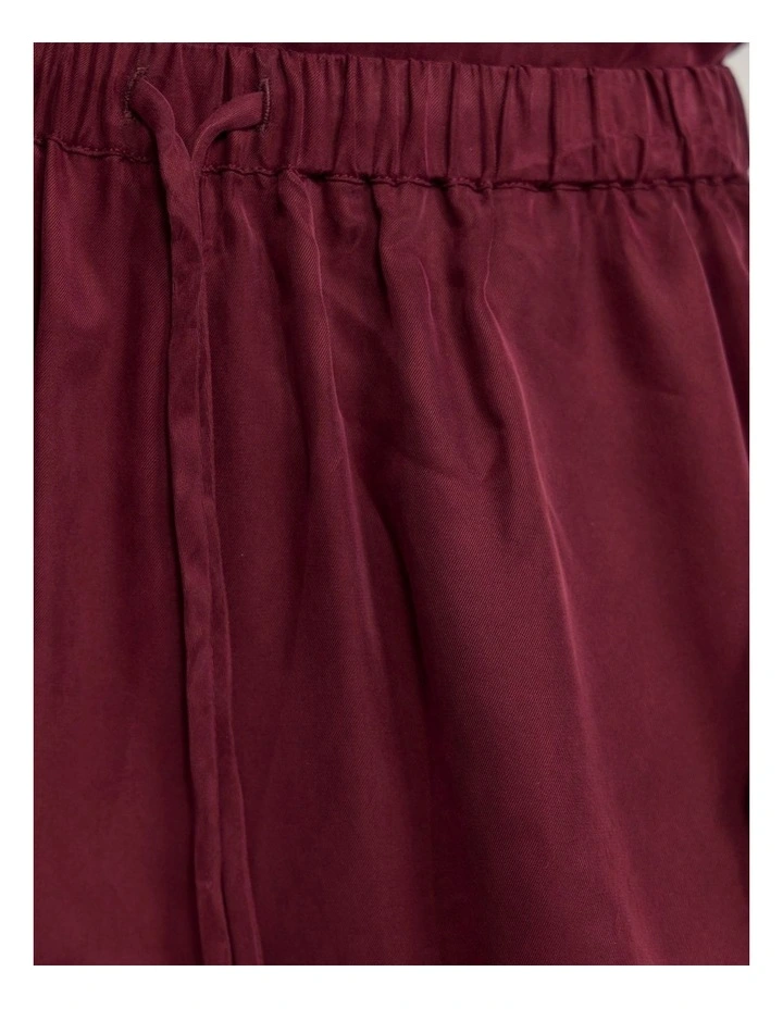 Clare Cupro Pant in Plum image 6