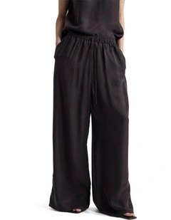 Clare Cupro Pant in Chocolate