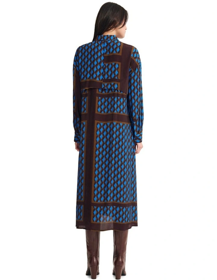 Bianca Shirt Dress in Multi image 2