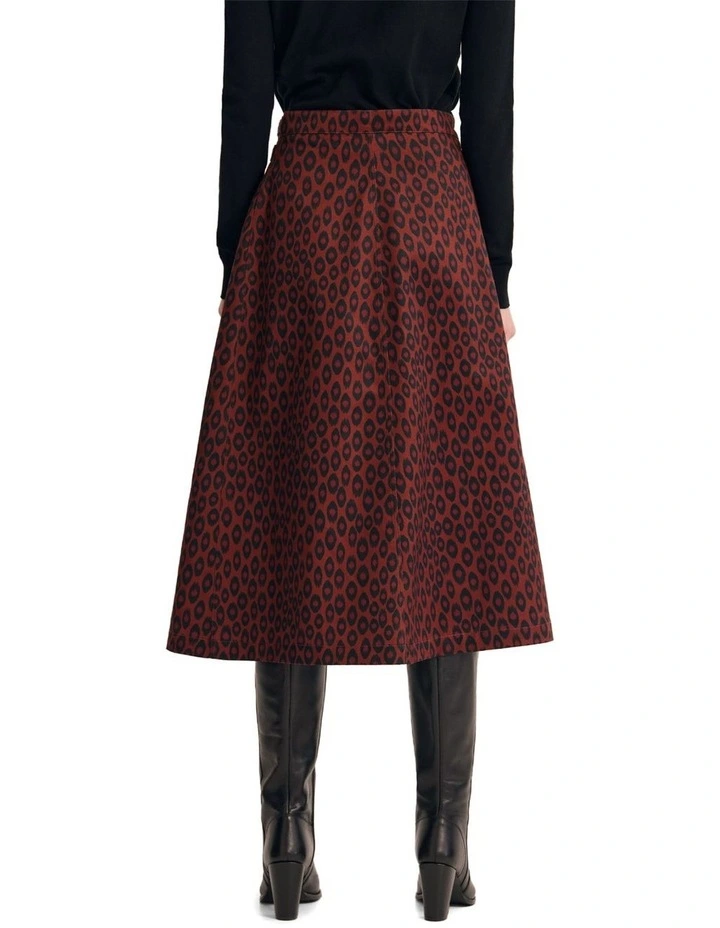 Georgia Skirt in Brown image 2