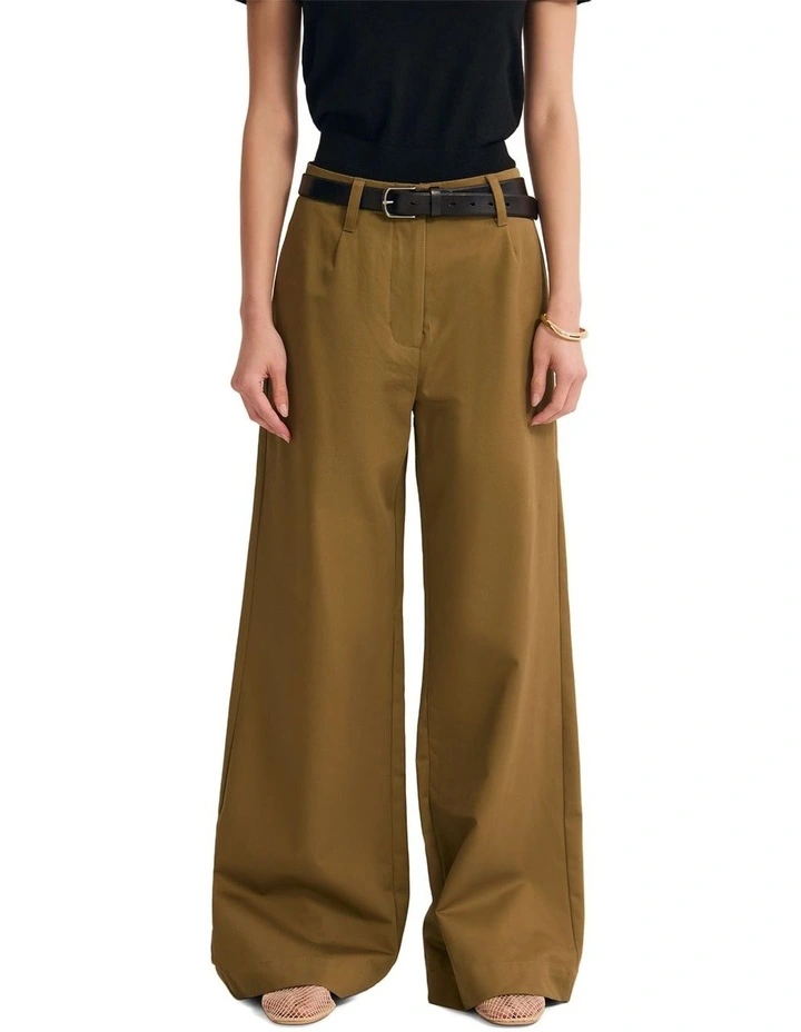 Abigail Pant in Olive image 1