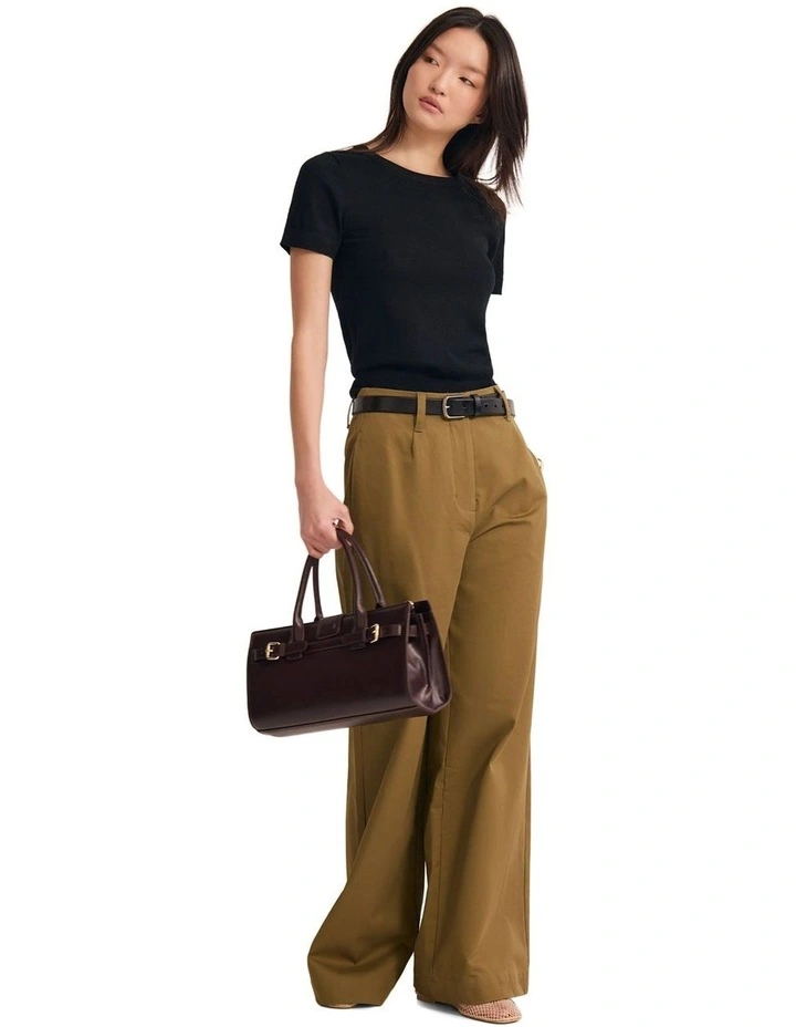 Abigail Pant in Olive image 5